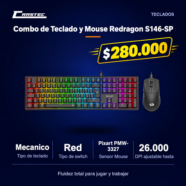 Teclado y mouse S146-SP