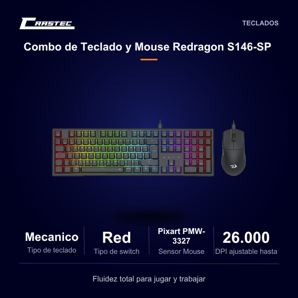 Teclado y mouse S146-SP